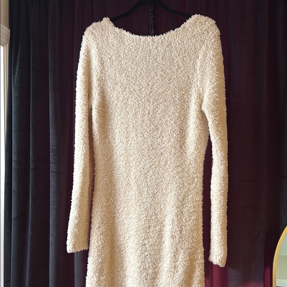 H&M - Fuzzy cream dress - Picture 5 of 7